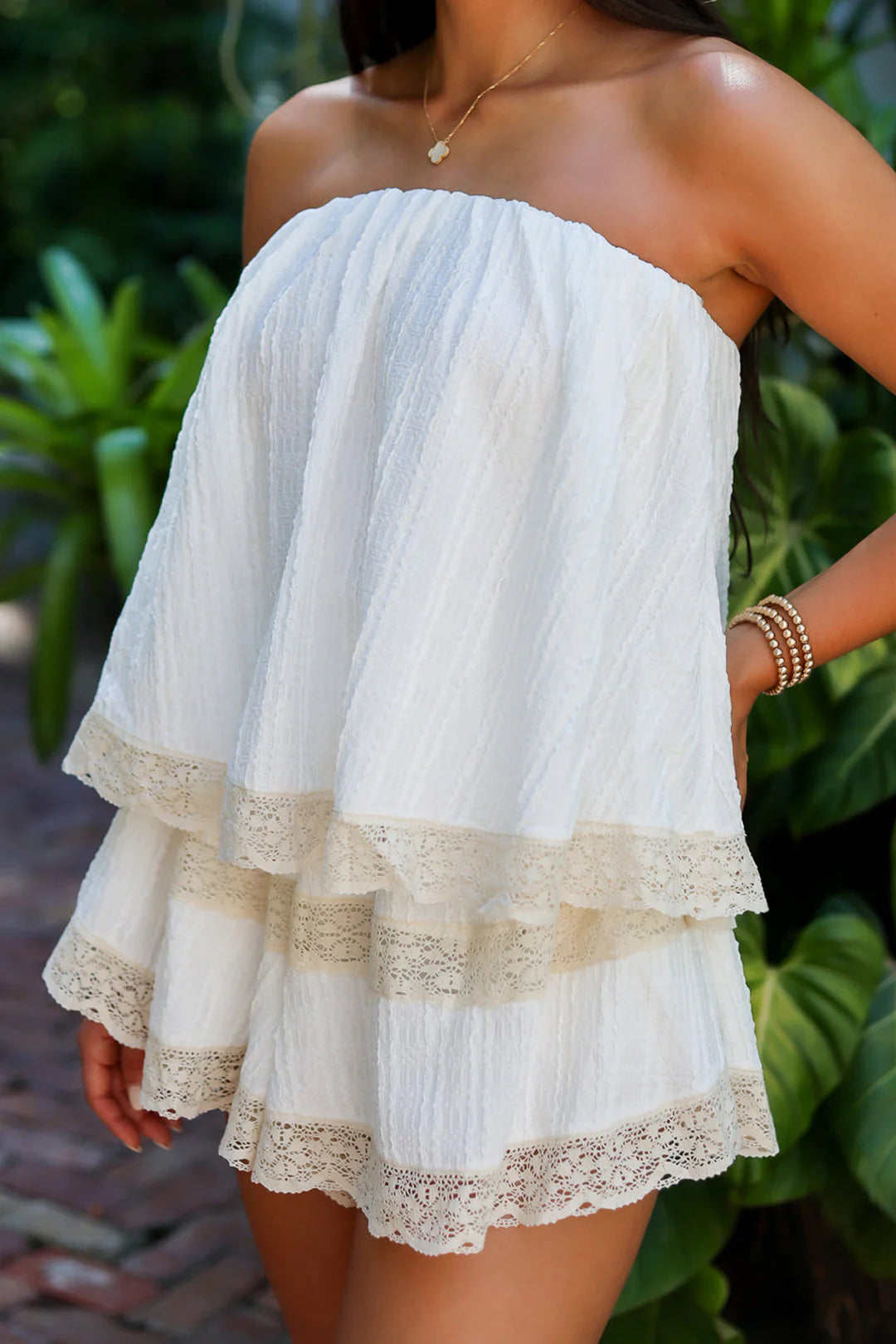 Elara Ruffle Romper