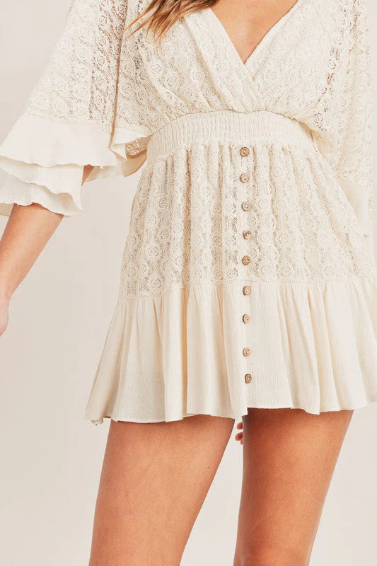 Lace Crochet Romper